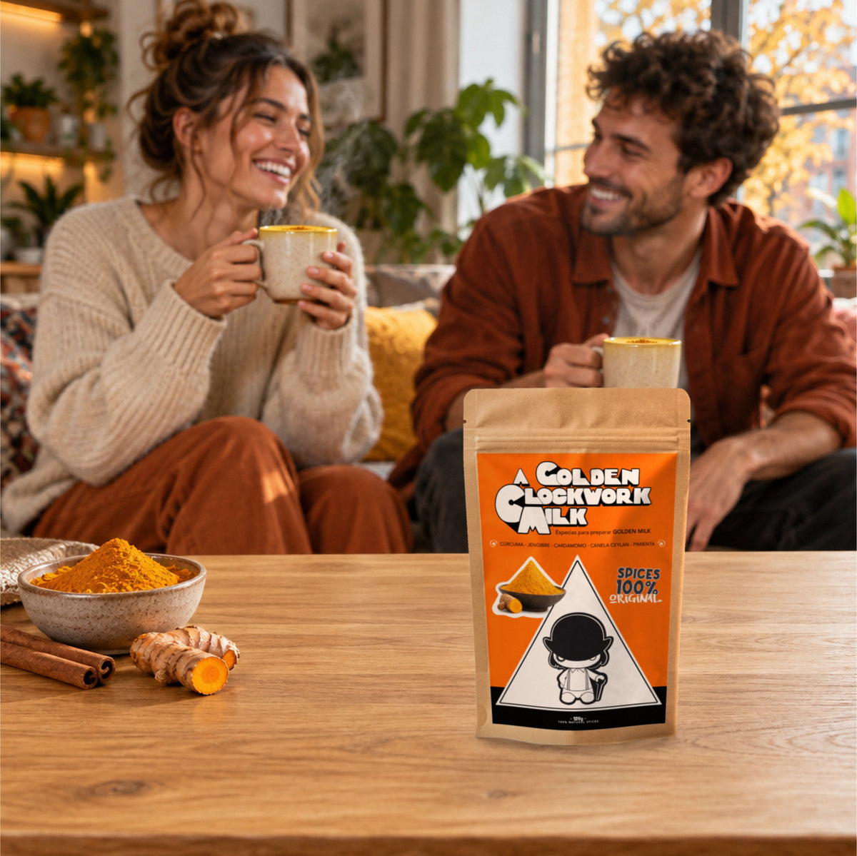 A Golden Clockwork Milk · Mezcla de especias para Golden Milk 120 g