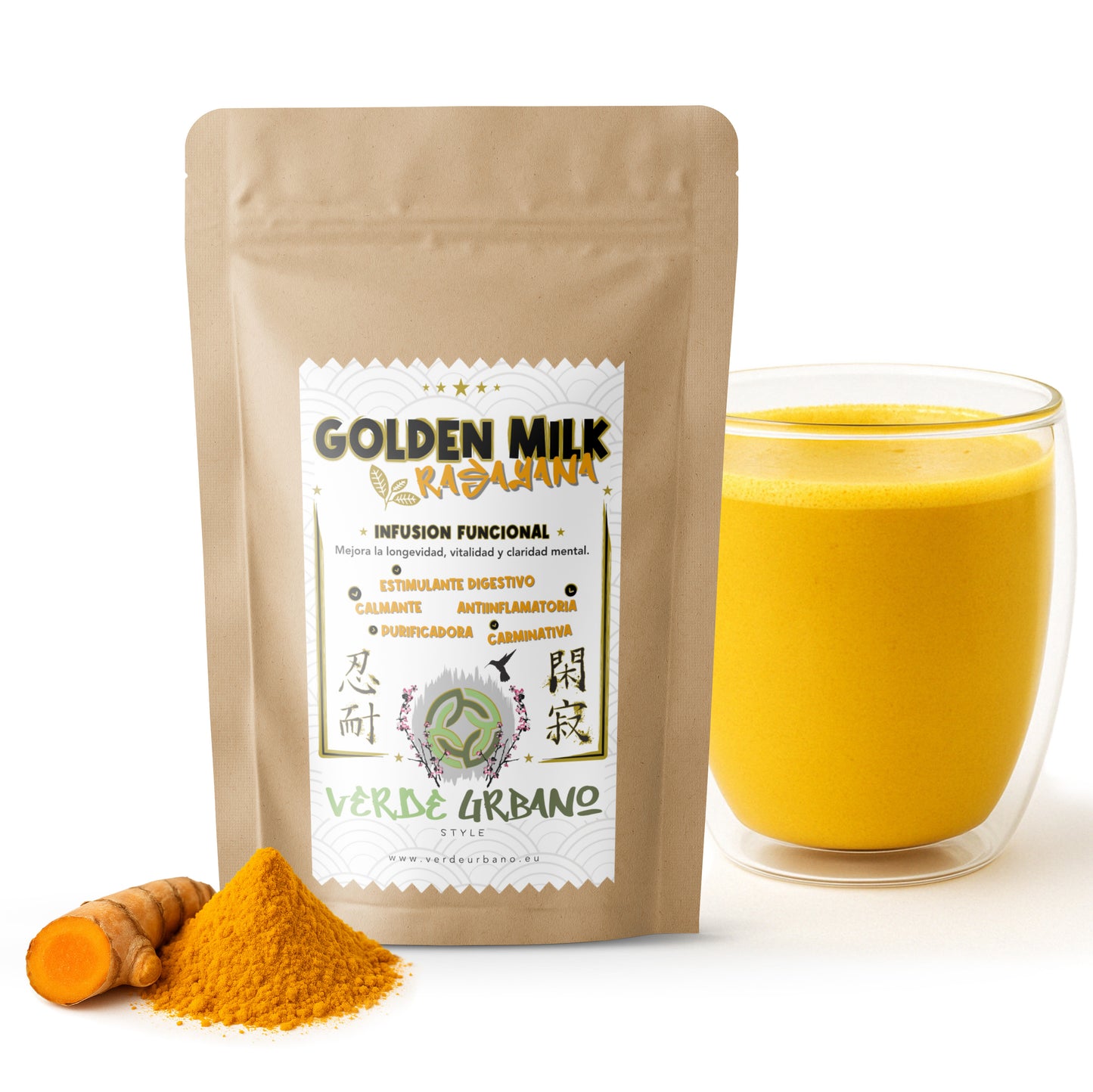 GOLDEN MILK - LECHE DORADA "RASAYANA" | Infusión funcional 100% especias naturales