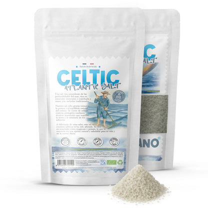 SAL GRIS CELTA - SAL CELTA | Rica en minerales - Cosecha tradicional Atlántica | Sal marina gruesa seca - 227 g. 8 oz.