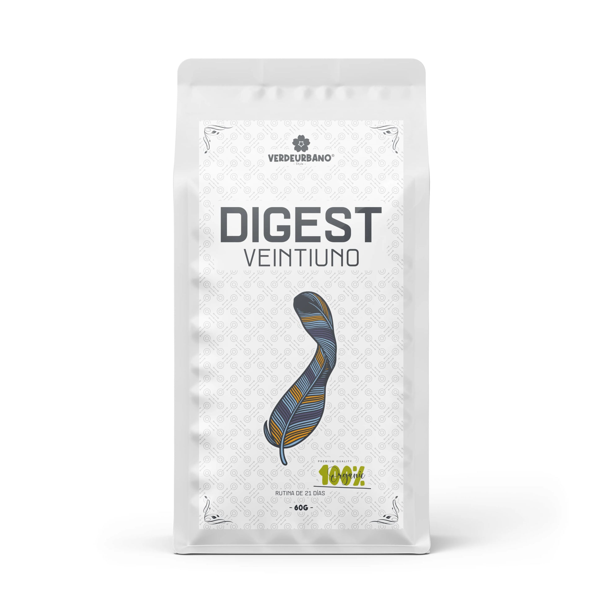 DIGEST-21 bolsa de infusión herbal Verde Urbano Style en doypack resellable 60g