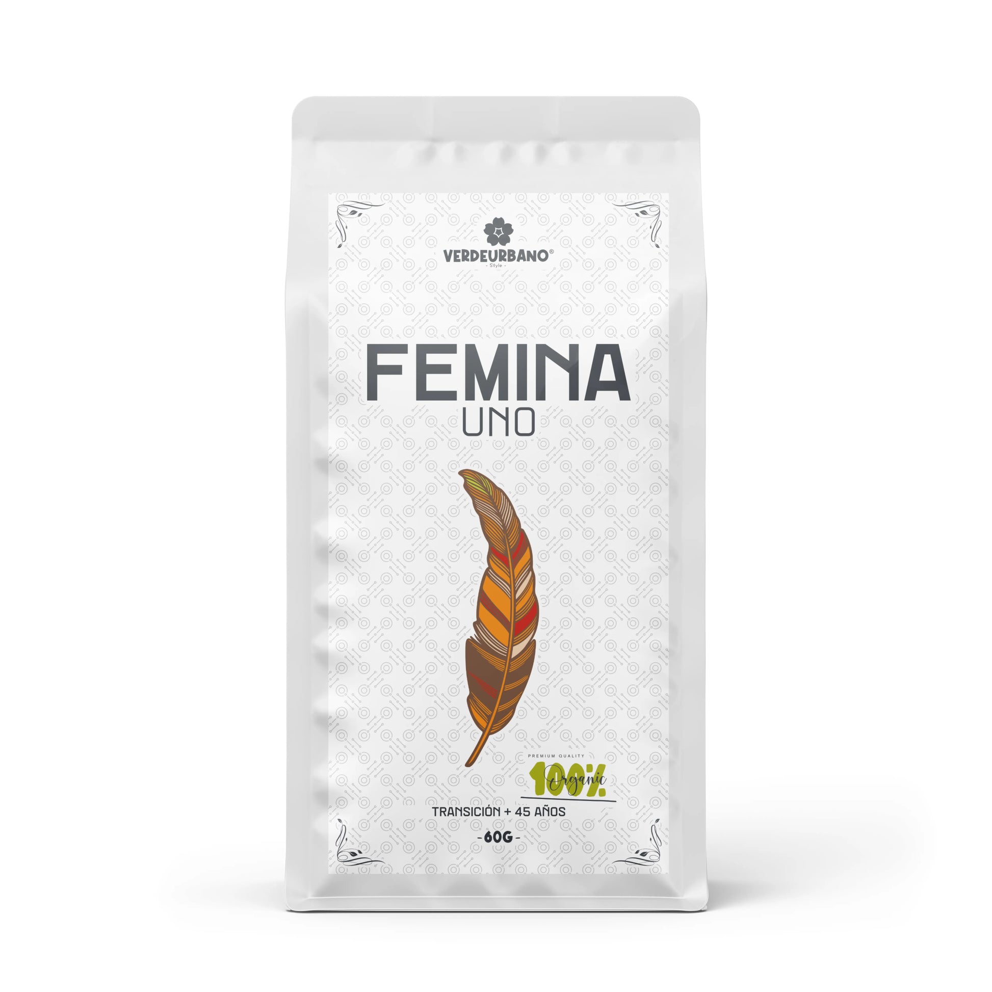 FEMINA-1 bolsa de infusión herbal Verde Urbano Style en doypack resellable 60g