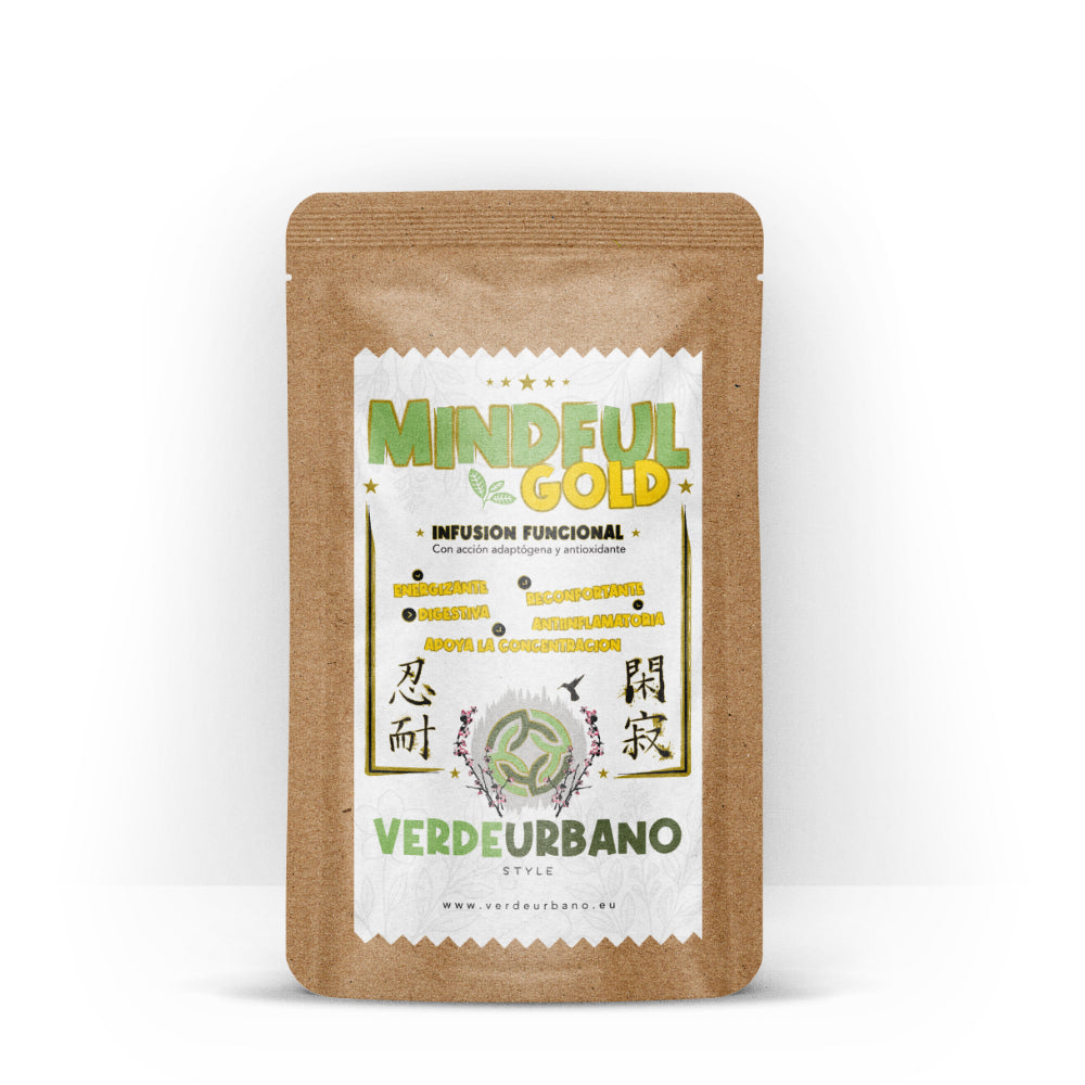 MINDFUL GOLD | Botánico nootrópico con vitamina C. 100% Natural..