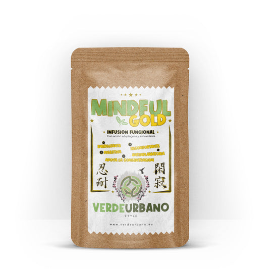 MINDFUL GOLD | Botánico nootrópico con vitamina C. 100% Natural.