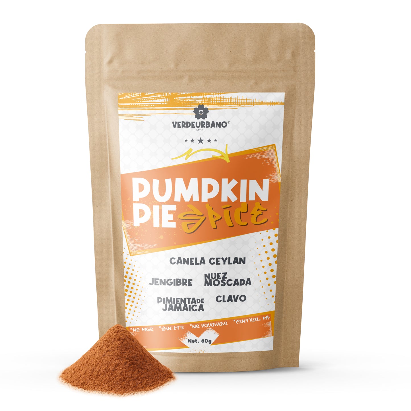 PUMPKIN PIE SPICE | Para latte, repostería y café | 100% NATURAL | 60 g