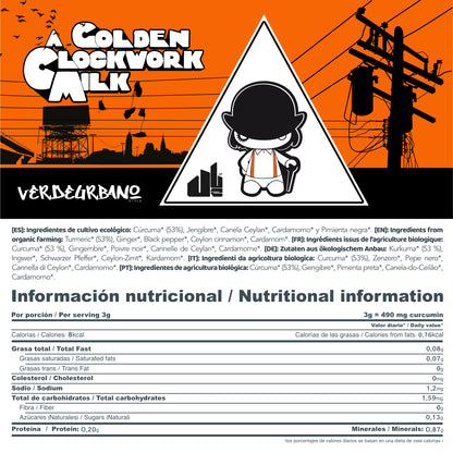 A Golden Clockwork Milk · Mezcla de especias para Golden Milk 120 g